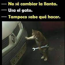 No sé cambiar la llanta...