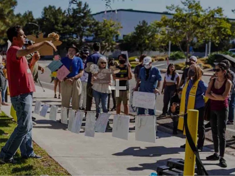 ¡Protesta en el Parque de la Amistad en San Diego!
