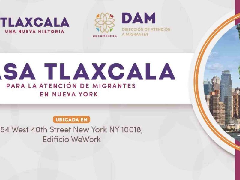 Además de Casa Tlaxcala, la gobernadora impulsa el programa de Reunificación Familiar “Uniendo Historias” por el que se puede en el edificio.