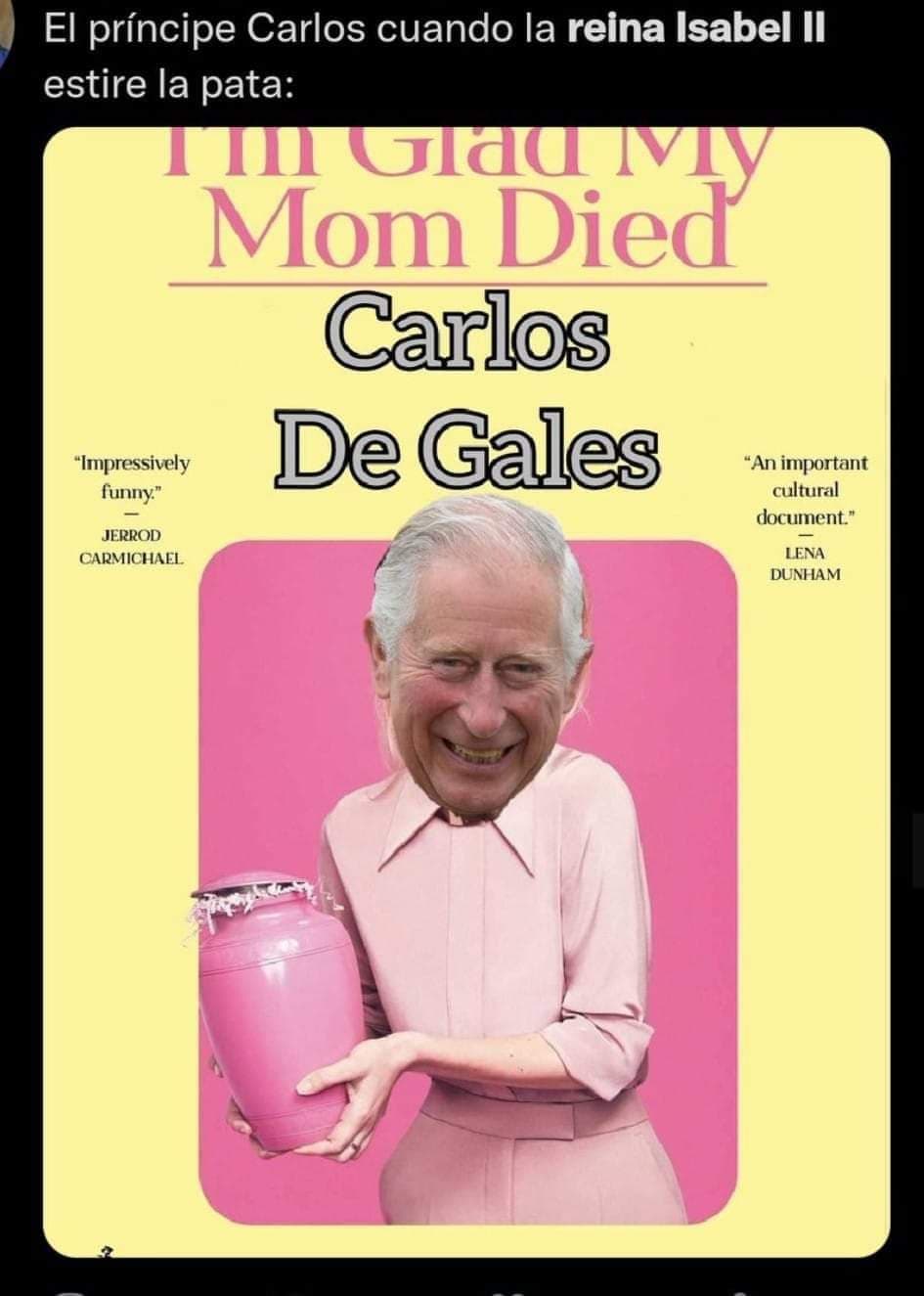 ¿El príncipe Carlos de Gales estára contento?