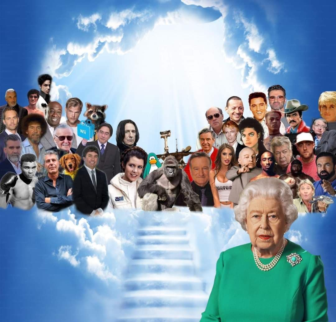 La reina Isabel II ya está con más estrellas.
