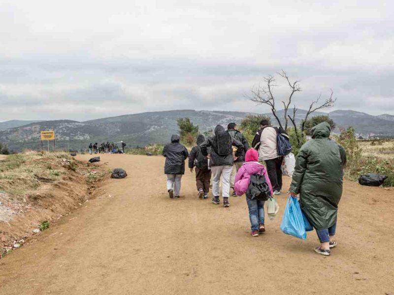Los migrantes mexicanos arriesgan su vida al intentar cruzar a USA.