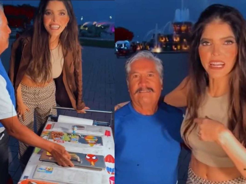 Paletero mexicano trabaja en USA; Ana Bárbara lo encuentra-