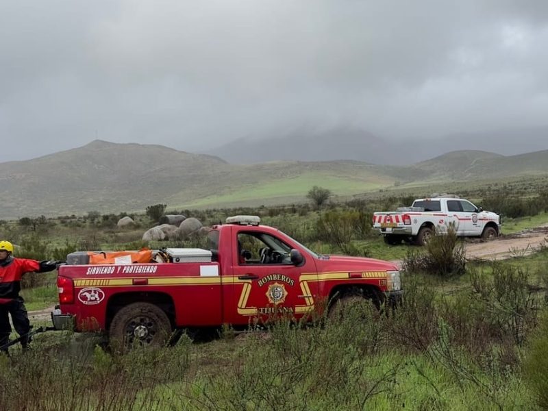 Migrantes atrapados tras lluvias intensas en Tijuana