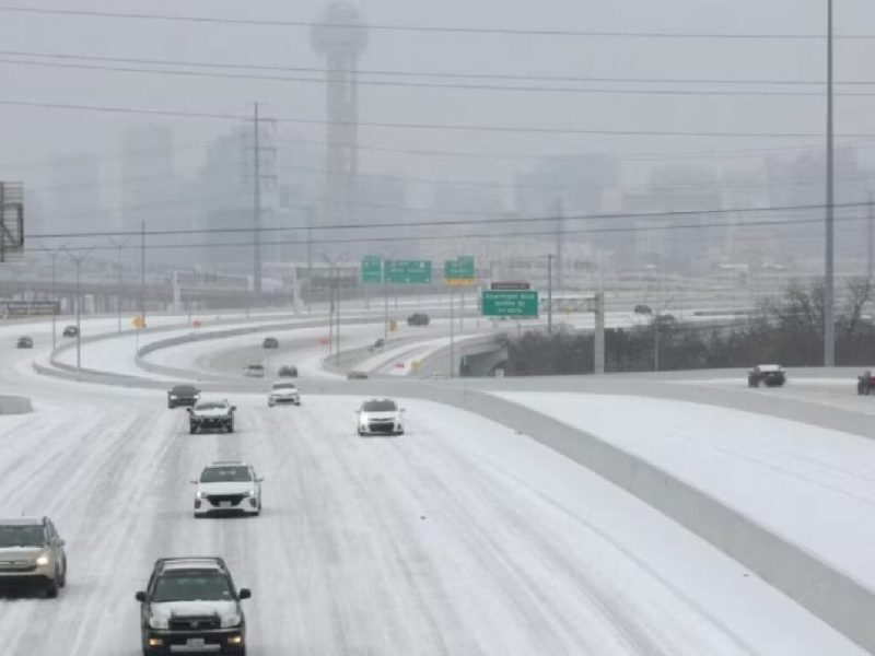 Esta foto es de las tormentas invernales del pasado 30 de enero.