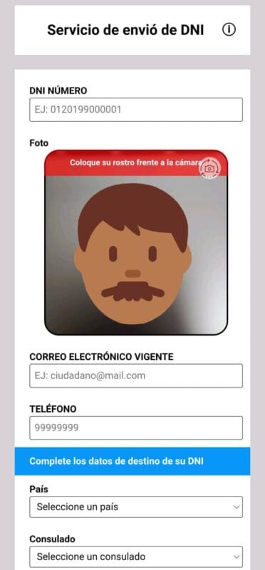 Si quieres enviar tu acta de nacimiento a un consulado debes completar un pequeño formulario. | Foto: Especial Conexión Migrante.