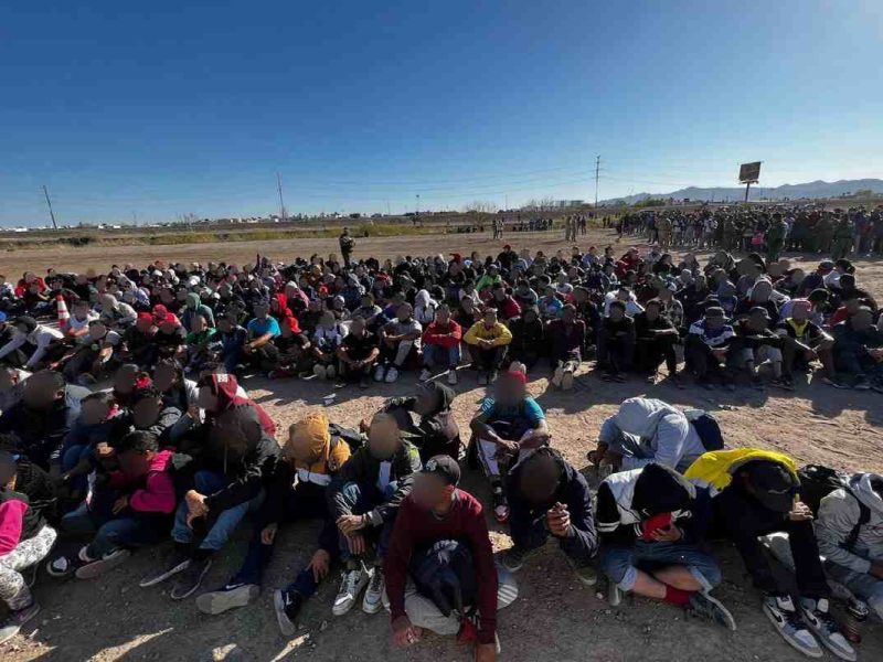Alrededor de mil migrantes en Ciudad Juárez lograron cruzar la frontera