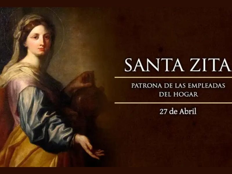 Hoy celebramos a Santa Zita de Lucca, patrona de las empleadas del hogar.