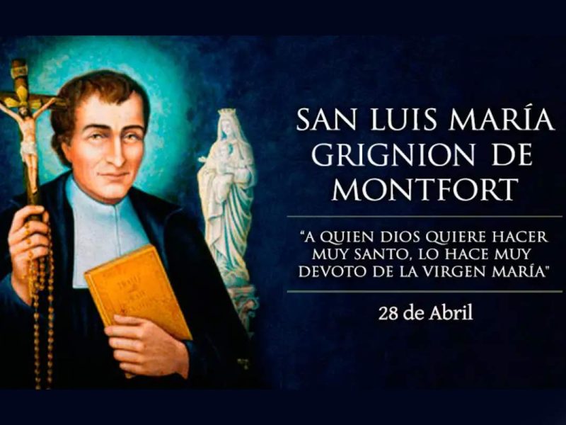 San Luis María Grignion de Montfort dedicó su vida a profundizar en el amor a la Virgen Maria.