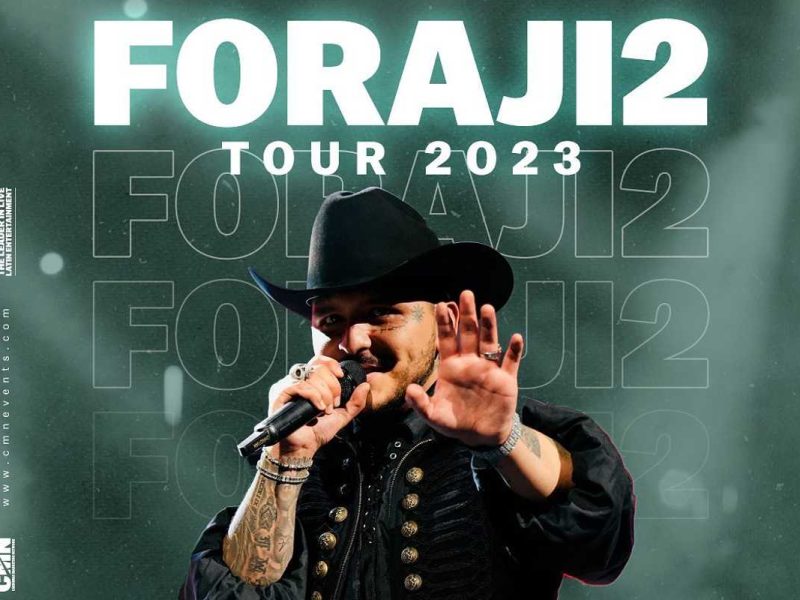 Fechas en Estados Unidos para el Foraji2 Tour 2023 de Christian Nodal.