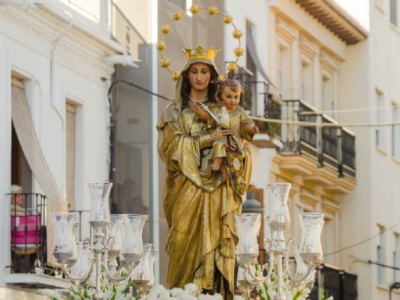 La Virgen del Carmen.