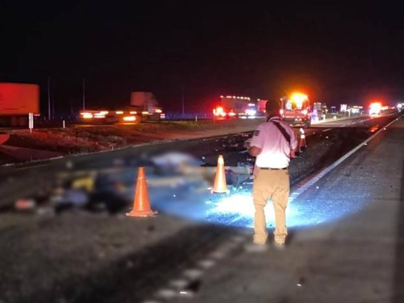 En el vehículo falleció una cuarta persona, él era el copiloto de la unidad