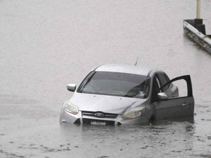 Las inundaciones en Chicago provocaron problemas de circulación en la autopista Eisenhower y Stevenson