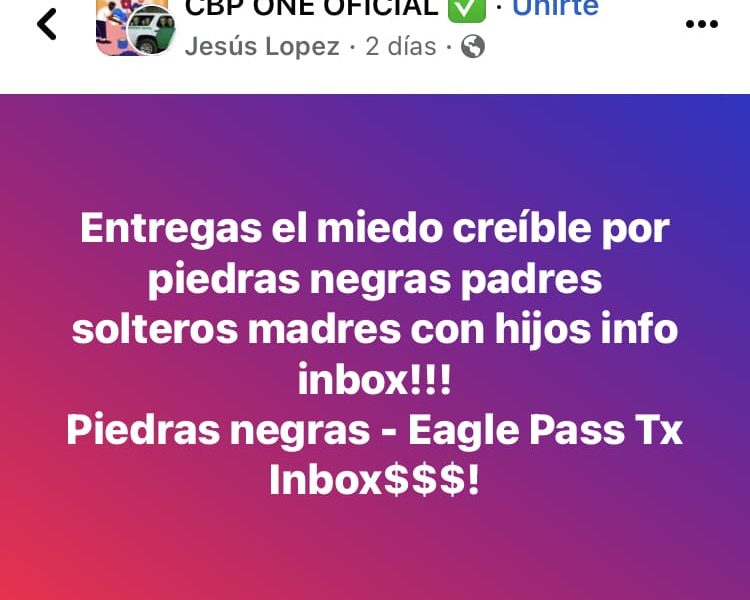 Continúa desinformación a migrantes; les venden entrevista de miedo creíble
