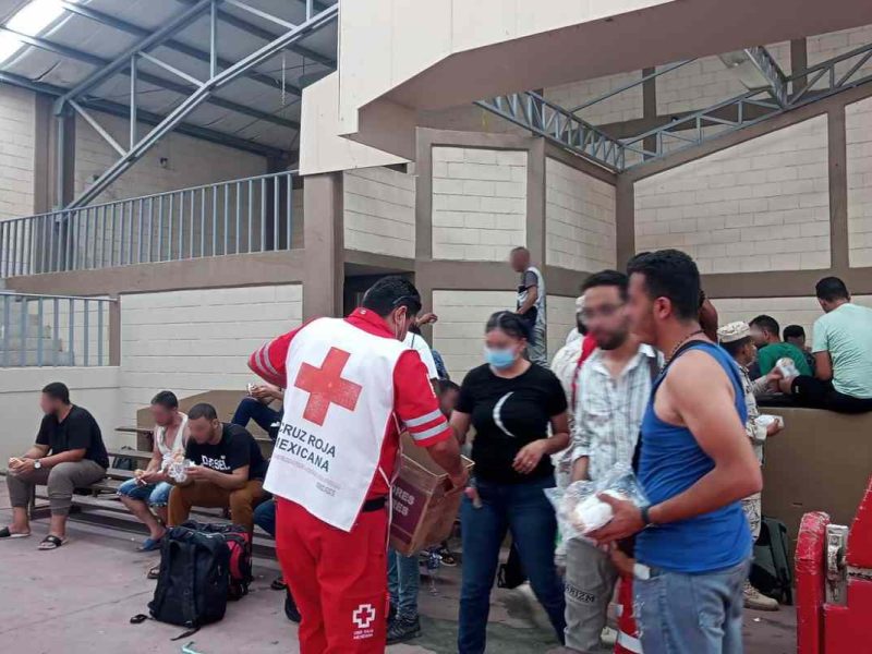 El INM, autoridades federales y estatales encontraron a más de cien migrantes de Asia y África en Sonora