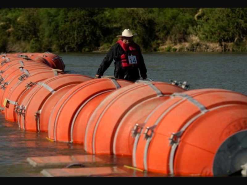 Se cumple un mes de la implementación de las boyas en el Río Grande y Texas se rehúsa a retirarlas
