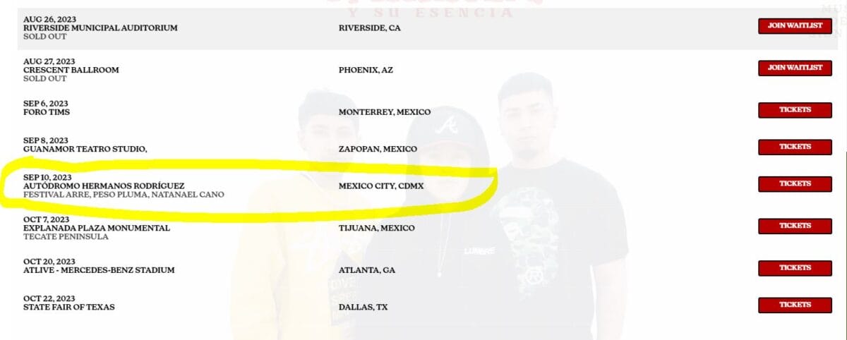 Festival Arre || Página oficial de Yahritza y su Esencia