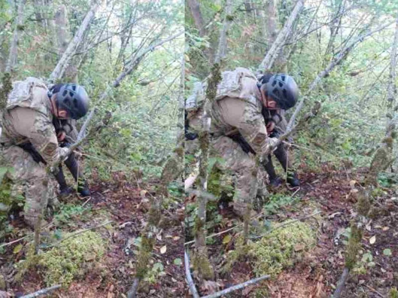 Una mujer llamó a las autoridades estadounidenses para pedir ayuda cuando se encontraba varada junto con dos personas