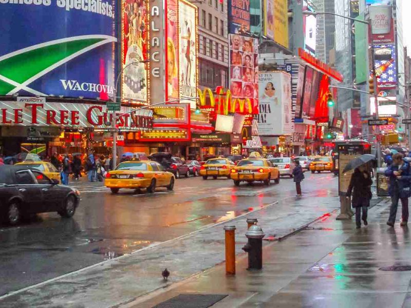 lluvias en Nueva York