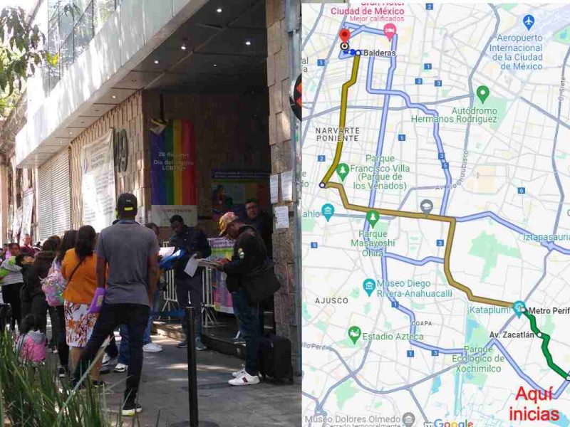 Hace unas semanas se desinstaló el módulo de la COMAR en el refugio de Tláhuac