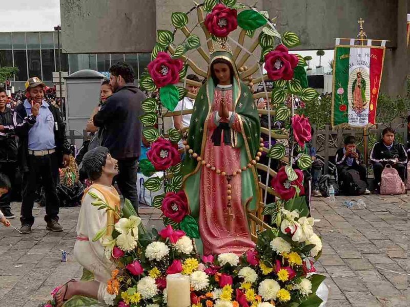 El 9 de diciembre de 1531 la virgen de Guadalupe se le apareció a Juan Diego en el cerro del Tepeyac