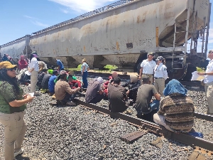 INM implementa operativo fronterizo en El Ceibo, Tabasco, con el objetivo de mantener una migración regular en la zona