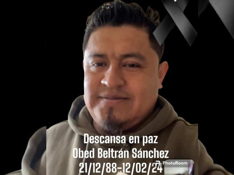 Obed se encontraba hablando por teléfono con su esposa cuando sucedieron sucedieron los disparos