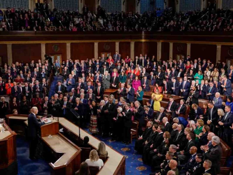 El discurso del Estado de la Unión 2024 será a las 9:00 pm horario del Este de EE.UU Foto: Voz de América