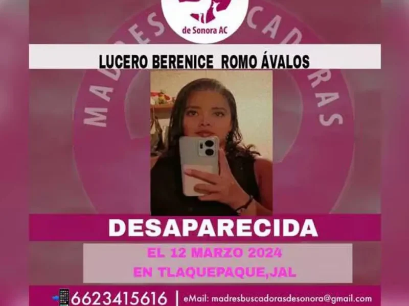 Madre buscadora Lucero Berenice Romero