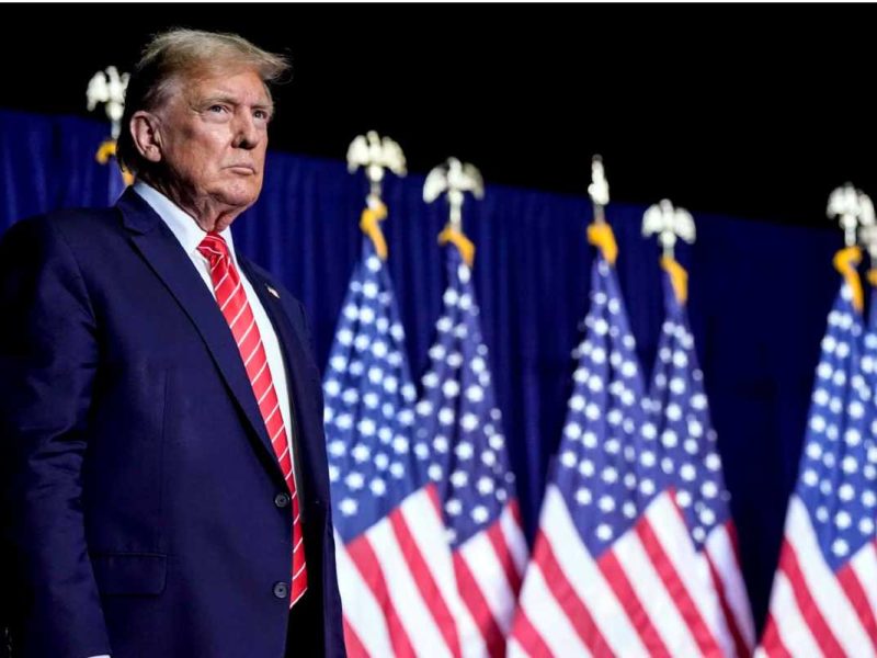 Donald Trump anunció un baño de sangre durante su primer discurso tras reunir los requisitos para ser candidato presidencial