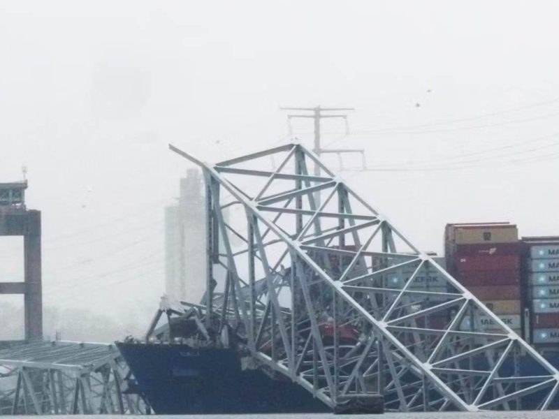 Barco que derrumbó puente de Baltimore