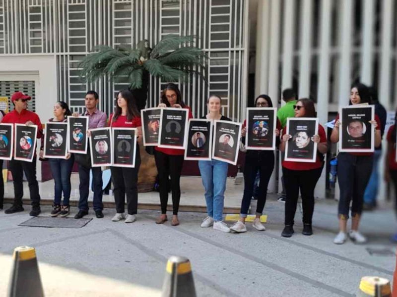 IMUMI protesta en el INM en Ciudad de México y recuerdan a las 40 víctimas mortales del incendio en Cd. Juárez