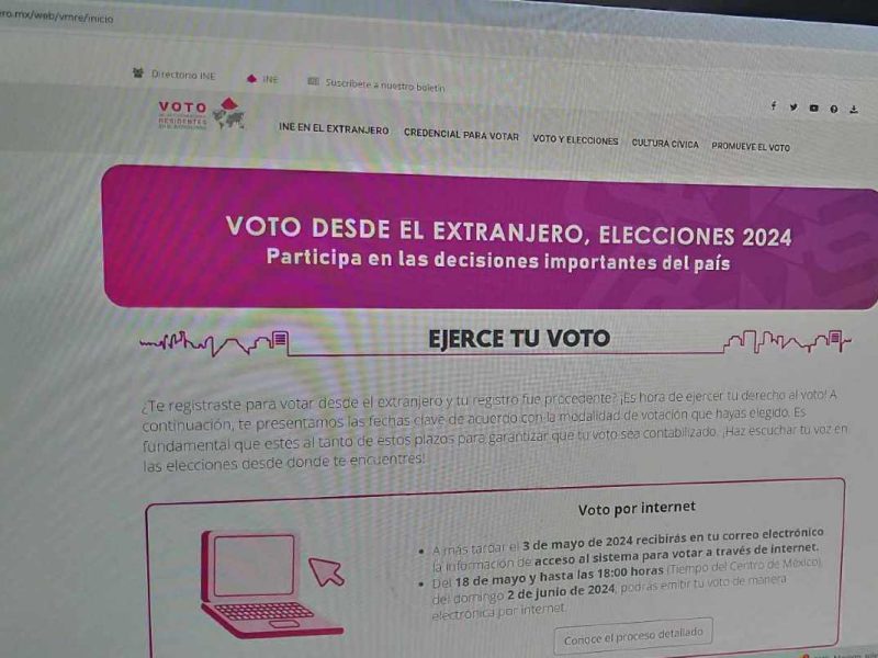 El registro para voto extranjero concluyó el pasado 20 de febrero, actualmente ya nadie se puede sumar al registro de electores que viven fuera de México