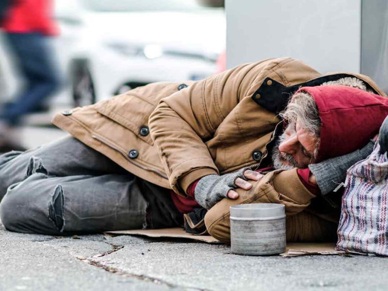 indigentes en Estados Unidos