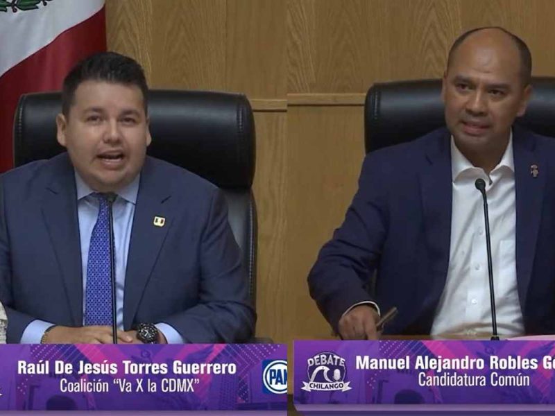 En el tercer debate por la diputación migrante en Cd Mx el moderador comentó a los candidatos que se conducieran con orden y respeto en sus intervenciones