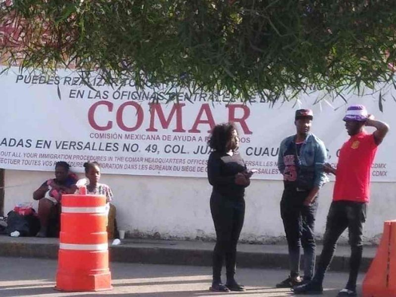 La Comar se queda sin oficinas en la capital del país; los solicitantes de asilo no tienen un espacio para recibir protección