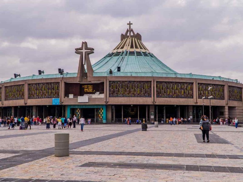 migrantes visitaron la basílica de guadalupe