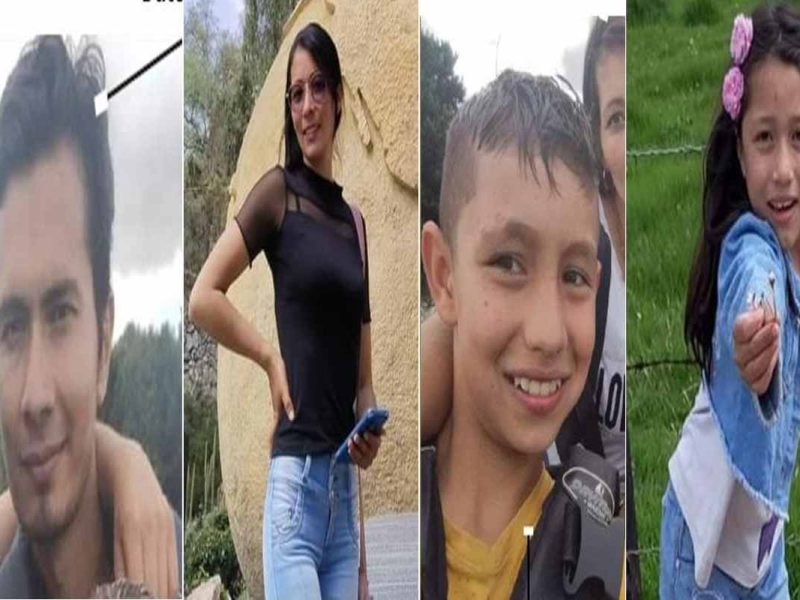 familia migrante colombiana