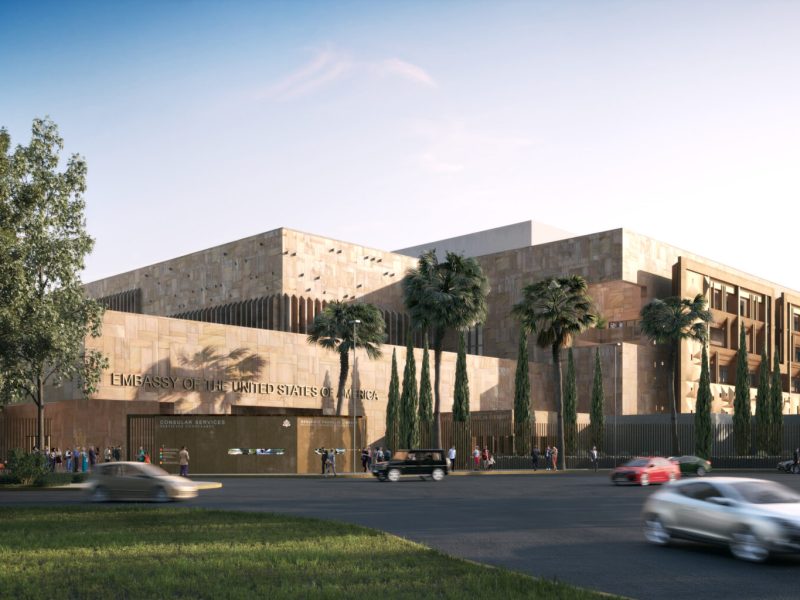 Dónde está la nueva embajada de Estados Unidos en México