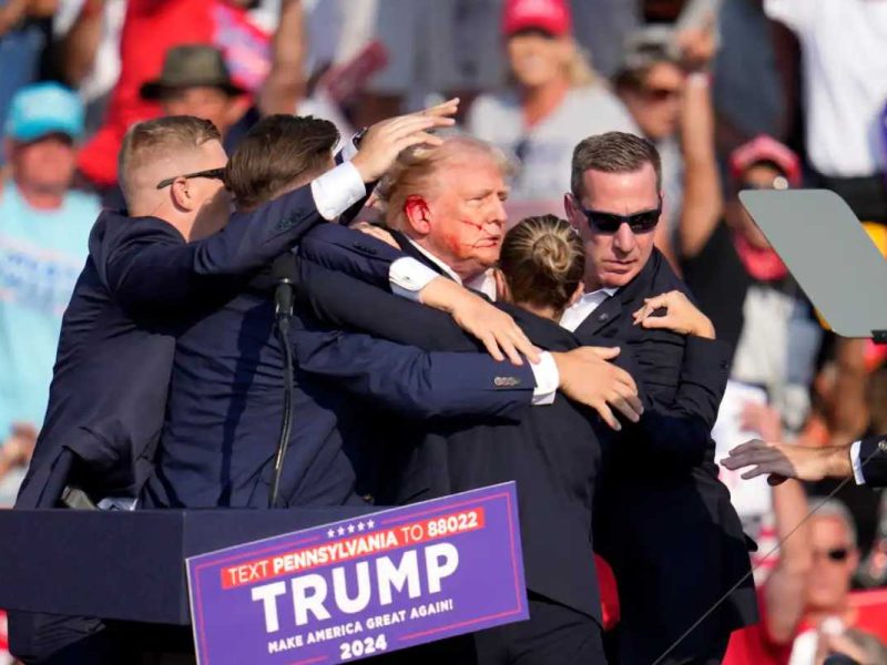 trump fue disparado