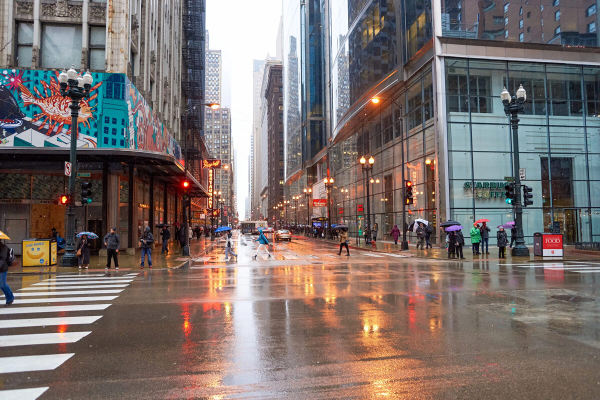 Chicago será una de las ciudades que registrará lluvias este 6 de agosto de 2024.