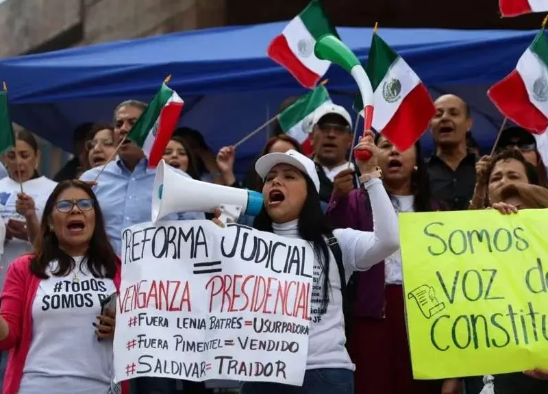 Estudiantes de Derecho de México se oponen a la Reforma Judicial