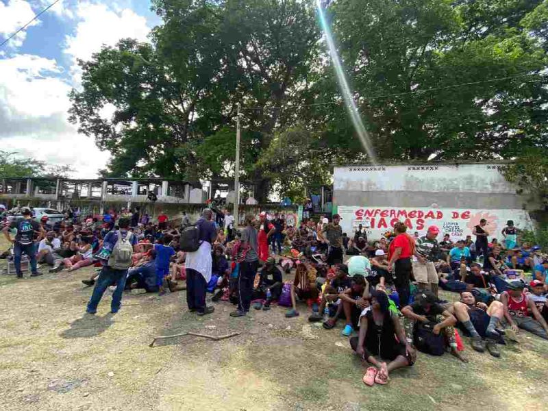 caravana migrante niño divino