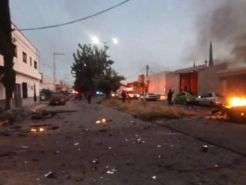 Se registraron dos explosiones de coche bomba en Guanajuato durante esta mañana