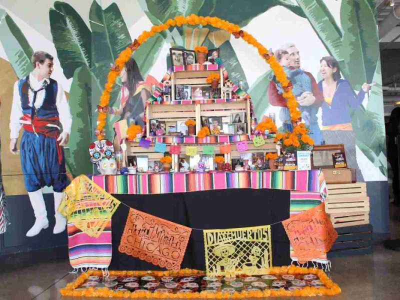 celebrar día de muertos en Chicago