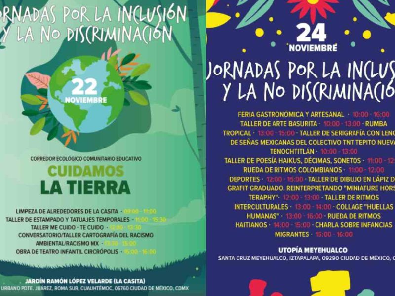 Durante las Jornadas por la Inclusión y la No Discriminación se realizará una proyección de cortometrajes en el Metro Zapata