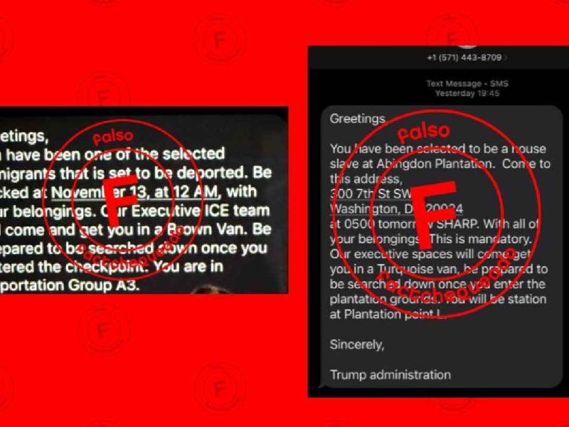 Algunos mensajes racistas tras victoria de Trump están dirigidos a personas con su nombre específico, otros no.