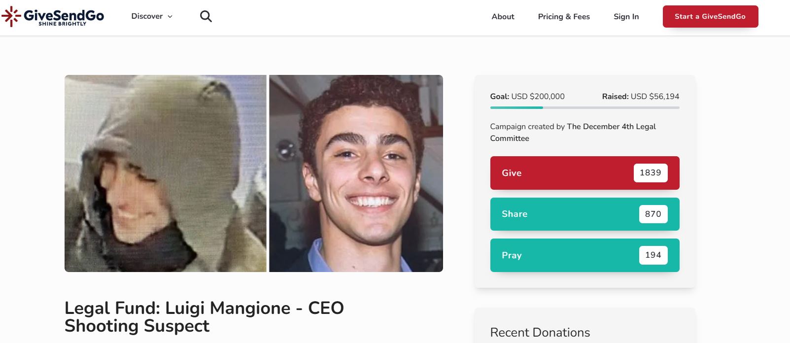 Datos sobre Luigi Mangione