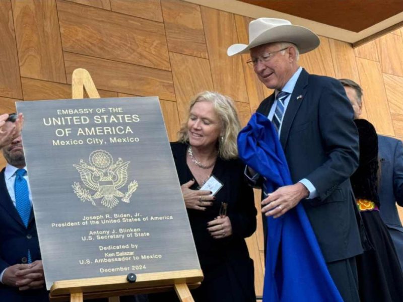 La nueva embajada de Estados Unidos en Ciudad de México se encuentra en lo que era la fábrica Colgate-Palmolive en la alcaldía Miguel Hidalgo