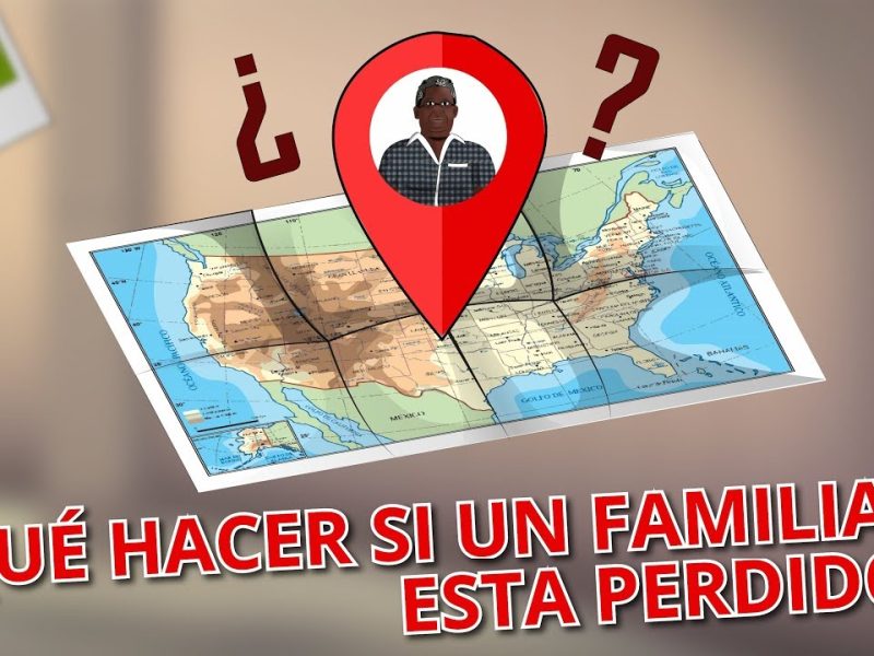 En caso que uno de tus familiares o conocidos esté perdido es importante tener un plan y saber qué pasos seguir para agilizar su búsqueda